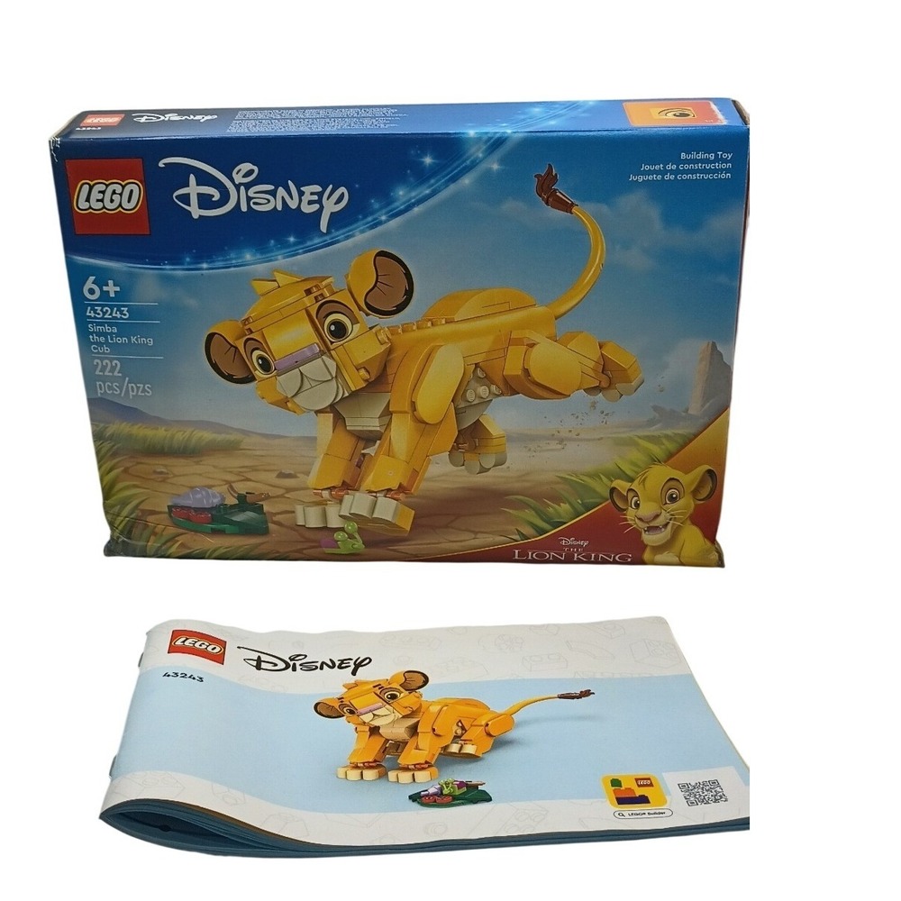 LEGO Disney Simba the Lion King Cub 43243 Box and Instructions Only No Bricks